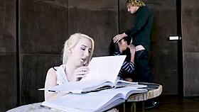 BlackValleyGirls features ebony teen Vienna Black with nice tits getting plowed.