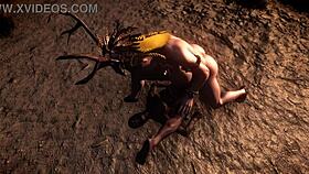 andrea the amazon in 3d cartoon anime hentai