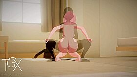 Sakura Haruno gets ntr sex and blowjobs in anime hentai game with Naruto.