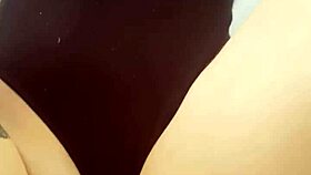 x4sun's perfect body in sexy games, tattooed and masturbating with big cock.