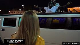 she wanted to be passed around by 4 black guys in this orgy... riding and cum in mouth! 😈