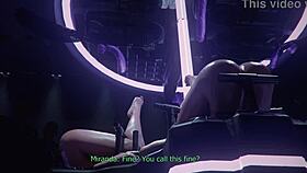 mass effect consulate scene part one in 3d animation.