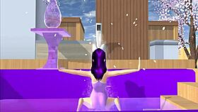 hey, wanna see a cartoon fox girl dance on your lap in sakura simulator?