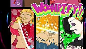 Enjoying a lively cartoon party gathering