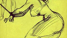 vintage erotic illustration from retro comics