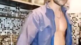 plumber came over and cleared my pipes with a wild amateur blowjob