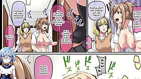 papakatsu gal brings friends then gets dominated and used at home part 1