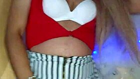 check out this gorgeous transvestite all made up and ready