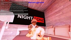 Blonde girl gives blowjob then bends over for doggystyle and rides big black cock