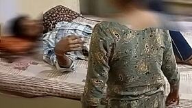 skinny young saali invites jija home for cum-covered fun in dorm