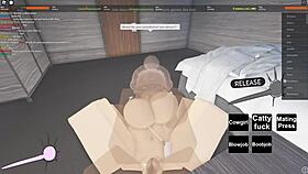 Blonde With Big Ass Performs Blowjob In Missionary Position On Roblox Porn