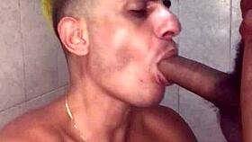 Damn, Novinho's Big Cock Filled My Mouth with Cum!