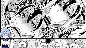 Beach vacation turns into casual sex with anime characters in hentai style