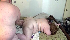 Watch This Chubby Couple Get Double Penetration From A Fuck Machine!