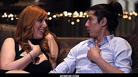 I Like To Watch Her Get Muff Dived And Blown In Doggystyle With Cum On Her Hairy Pussy!