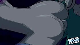 Starfire Feels Intense Passion In Doggystyle With Robin, Ending In Facial