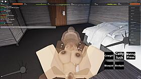 Blonde With Big Ass Performs Blowjob In Missionary Position On Roblox Porn