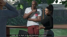 Deepthroat Casting with Big Black Cock