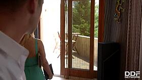 Foot Fuck Under The Sun Douses Leggy Babe Karlie Simons With Loads Of Cum