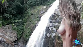 hey, ex girlfriend flavia gets cum in mouth by guys