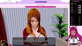 Vtuber Lewdneko plays Harem Hotel part 29 with twins