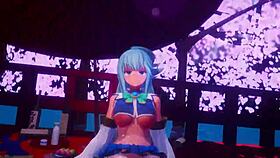 Konosuba party scene with mitsuboshi