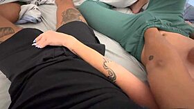 omg step sis stop playing with your pussy i just wanted to watch a movie