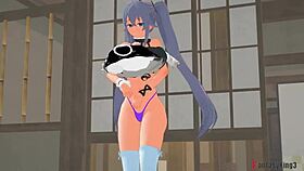 i watch eris and roxy in intense threesome sex from mushoku tensei full movie