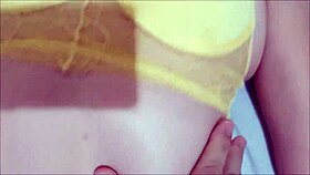 I slid the redhead’s lingerie aside and pounded her wet pussy till I came hard!