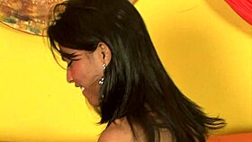 Teen Latina Transsexual Bends Over for Bareback Cock!