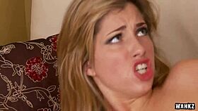 Wankz captures blond teen 18+ Jessica bent over and exploited in hardcore doggystyle