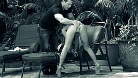 Blonde Chick Aubrey Addams Blows A Guy's Cock And Rides It Like A Pro Poolside