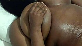 Big Tits Ebony Whore Masturbating!