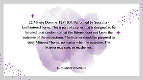 Femdom joi cei session for you 😈