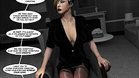 Ever seen this crazy 3D comic where the old milf takes a big interracial cock in Vox Populi episode 19?