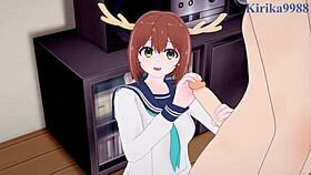 feeling the passion in nokotan and torako's intense hentai sex