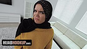 i hooked up with hijab babe naudi nala and got my tight plump pussy dicked by a horny stud