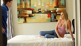 NannySpy dares nanny to swallow words and fucks hard to keep her job. What a risky move!