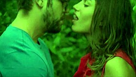 look at that hairy latina pussy under the skirt