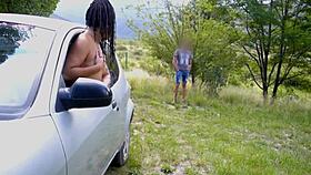 Wife Suggestively Fucks Stranger In Public Park