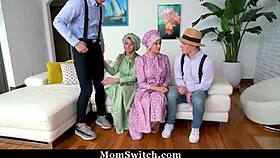 Country moms and friends join forces for a steamy orgy