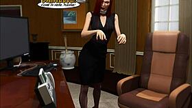 Ever seen this crazy 3D comic where the old milf takes a big interracial cock in Vox Populi episode 19?