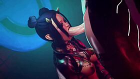 Two sex vampires are ready for some intense action with monster cocks