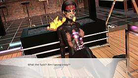 Let's play naughty night before christmas with big tits and cumshot