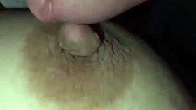 Beautiful blowjob for big natural tits 💦