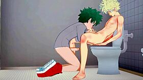 Ever seen Midoriya suck Bakugou off with cum dripping?