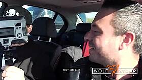 cute teen 18+ jessii van riva gets dicked down in the stairwell with deepthroat and cum 😏