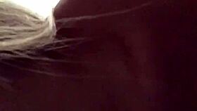 18yo blonde amateur explores body with vibrator in homemade video