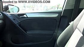 Real Amateur Cuckold Wife Hooks Up with Horny Fan in Car