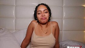 Big Booty Latina Girl Fucked by Big Dick Creampie